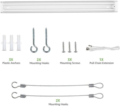 Lepro 6 Pack 4ft LED Shop Lights