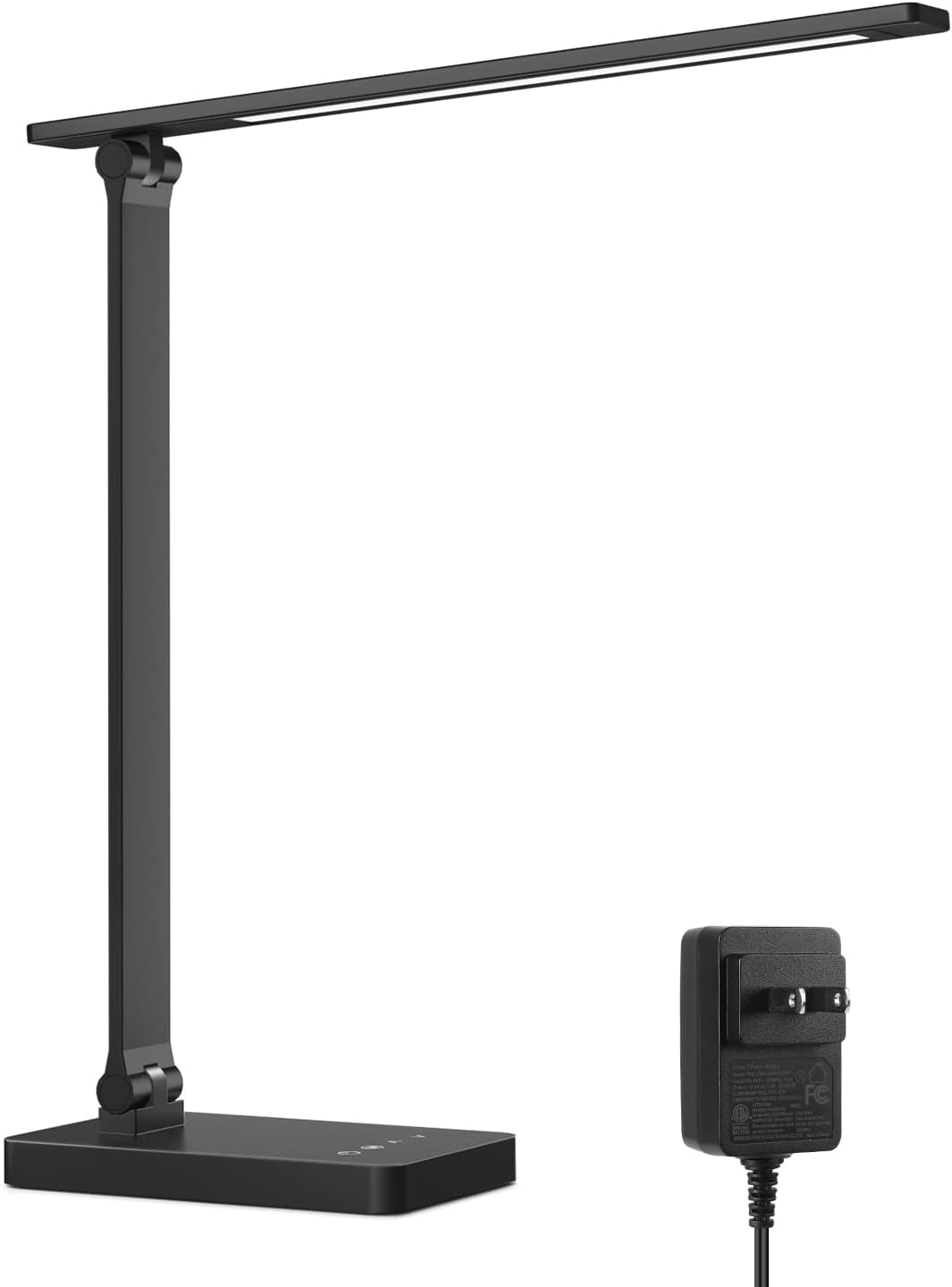 Lepro Touch-Control LED Desk Lamp – Dimmable with 3 Color Modes for Home & Office (Black)