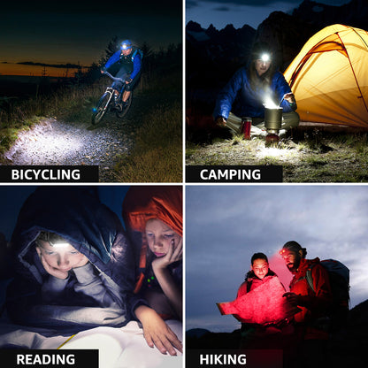 LightVioce Rechargeable LED Headlamp