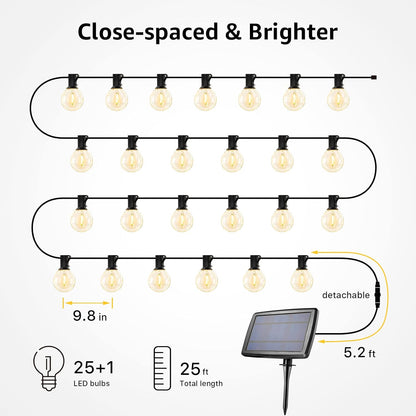 Lepro Solar Outdoor String Lights
