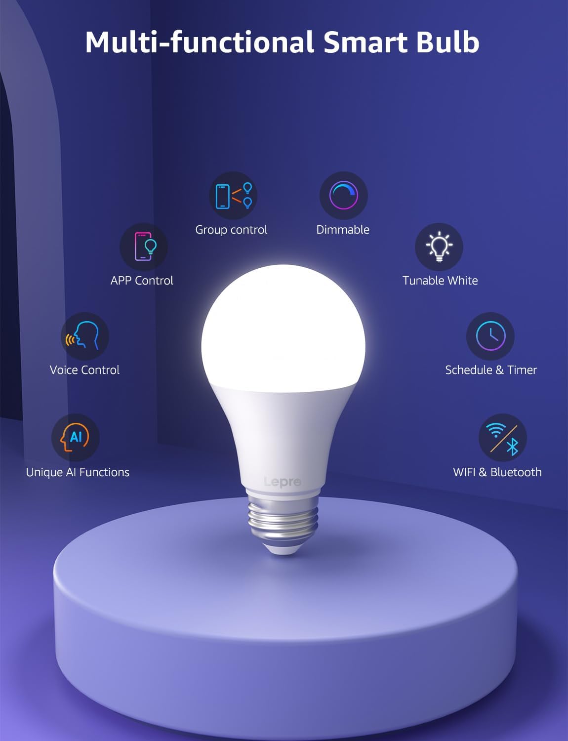 Lepro B1 AI Smart Light Bulbs