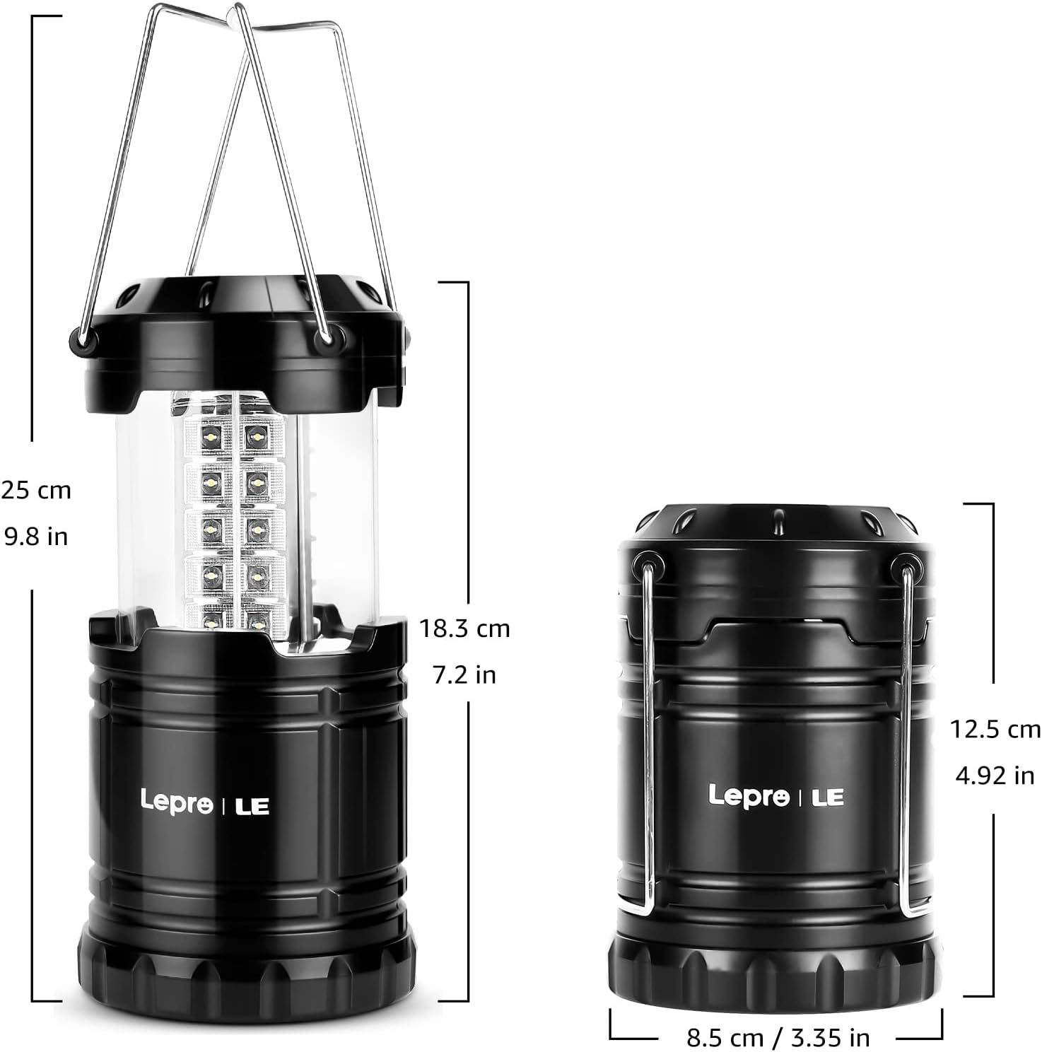 Lepro LED Camping Lantern 2-Pack