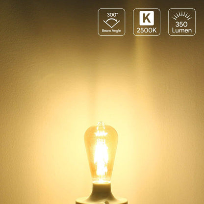 LE ST64 E26 Vintage Edison LED Bulbs