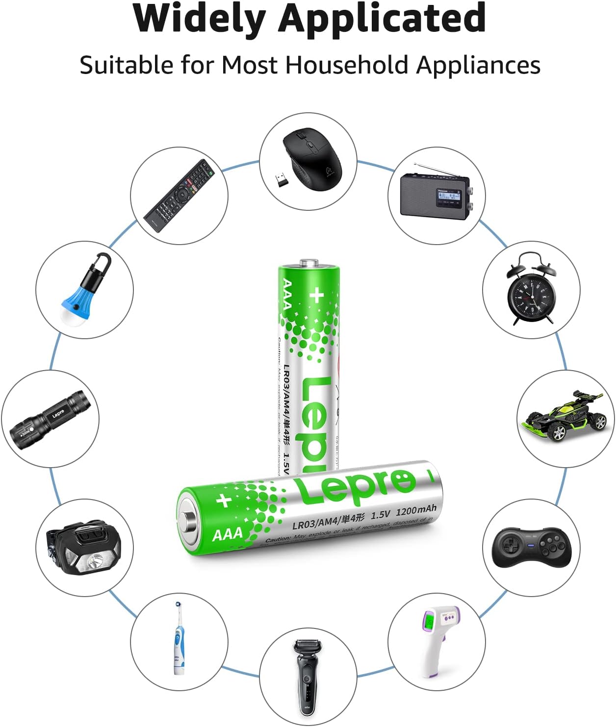 Lepro AAA Batteries
