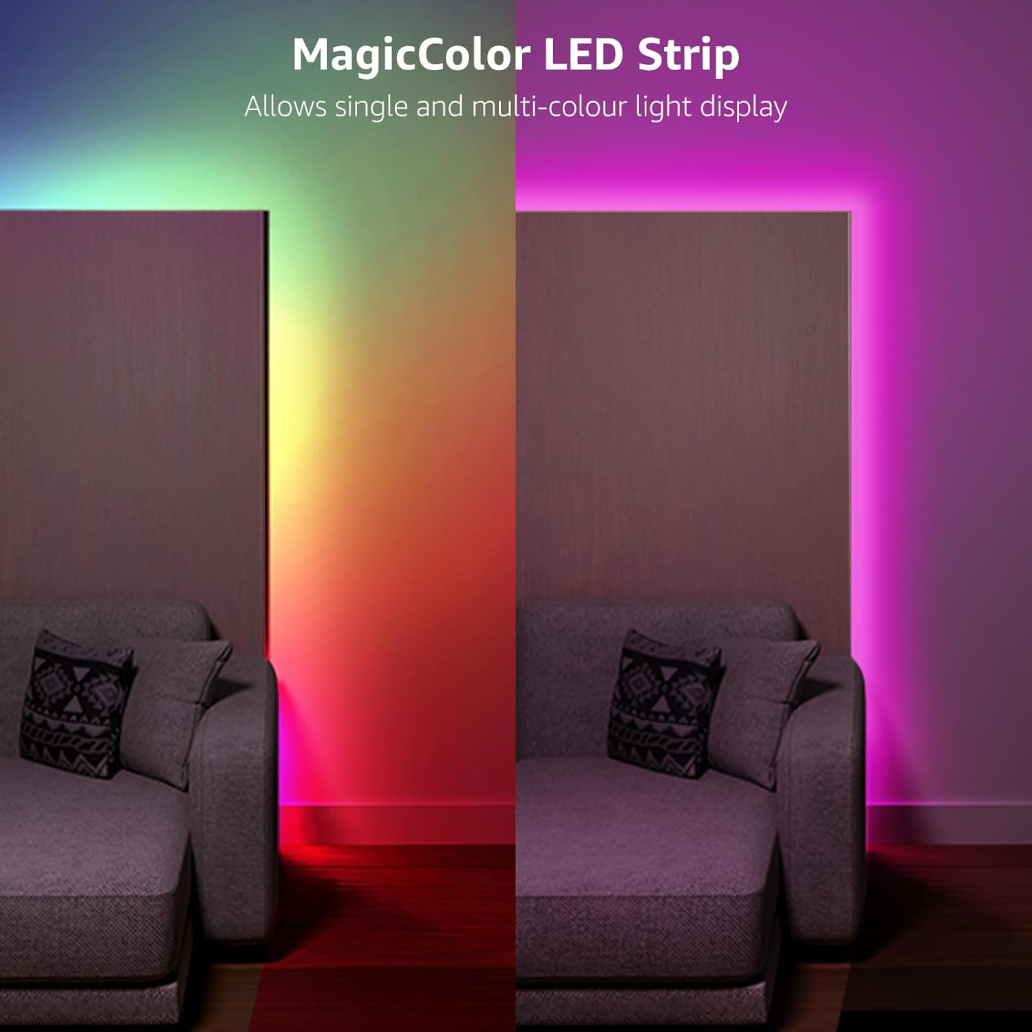 Lepro Magic Color LED Strip Lights 65.6ft