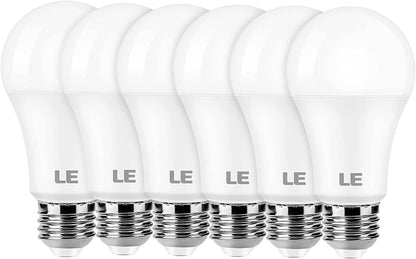 Lepro A19 E26 LED Light Bulbs (1500 Lumens, Daylight White, Energy-Saving)