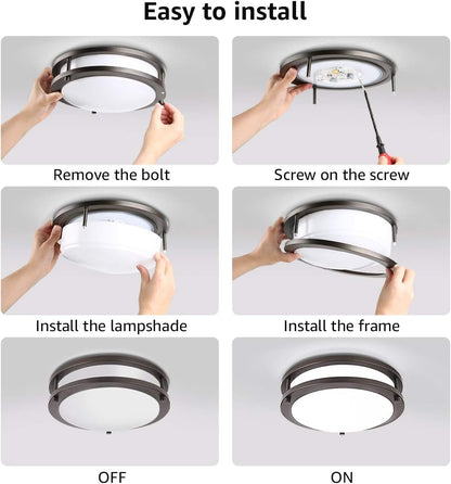 LE LED Flush Mount Ceiling Light