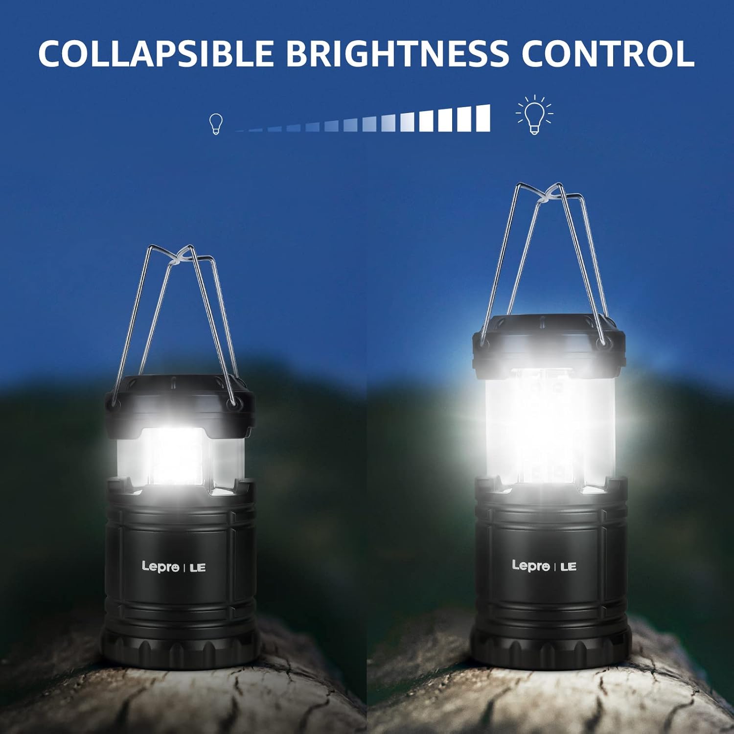 Lepro LED Camping Lantern 2-Pack