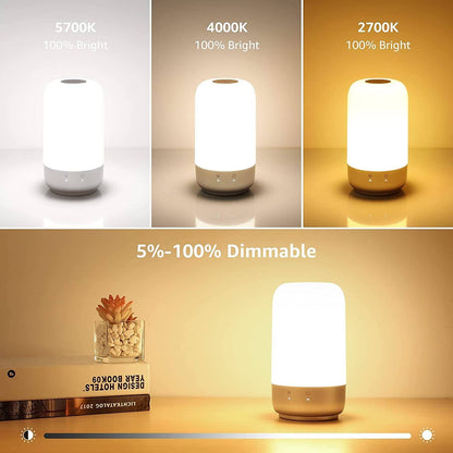 Lepro RGB Dimmable Table Lamp with Metallic Base