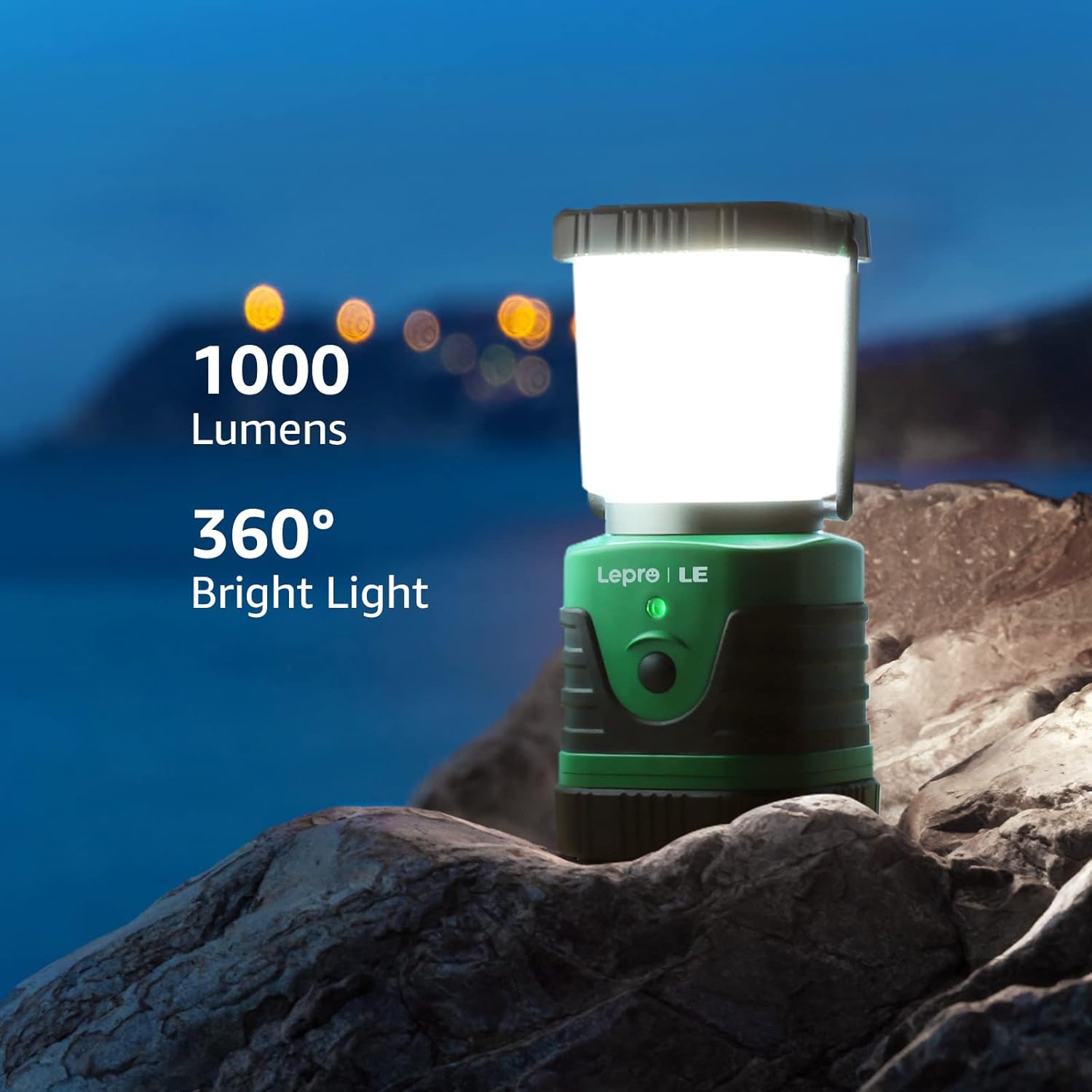 Lepro Rechargeable LED Camping Lantern (1000LM)