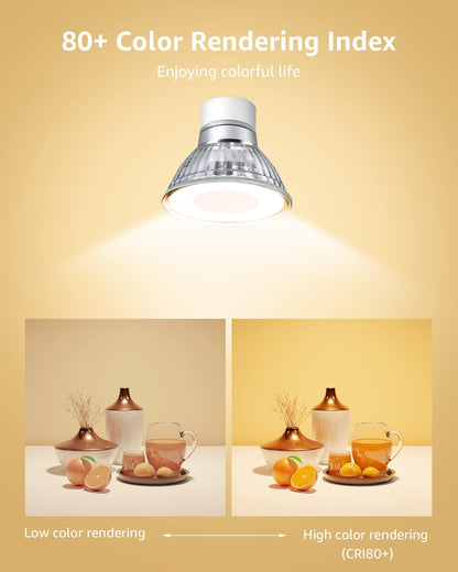 LE GU10 LED Light Bulbs 6-Pack