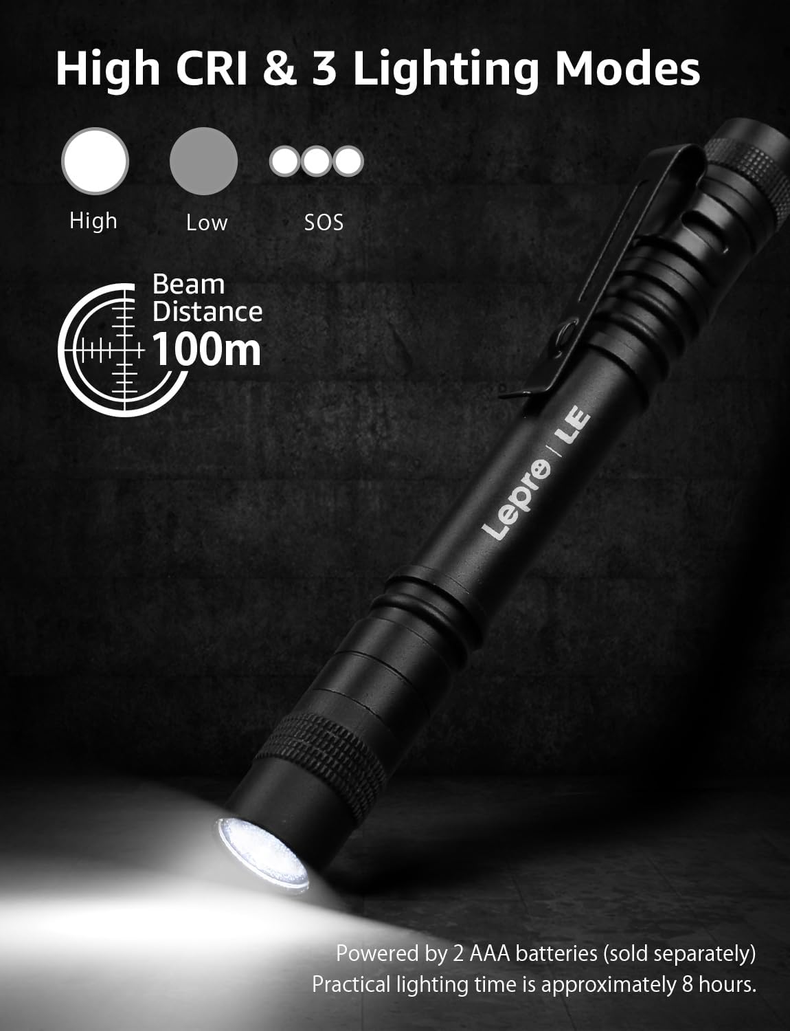 LE LED Pen Flashlights
