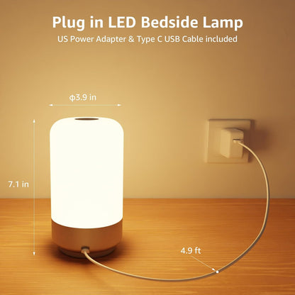 Lepro RGB Dimmable Table Lamp with Metallic Base