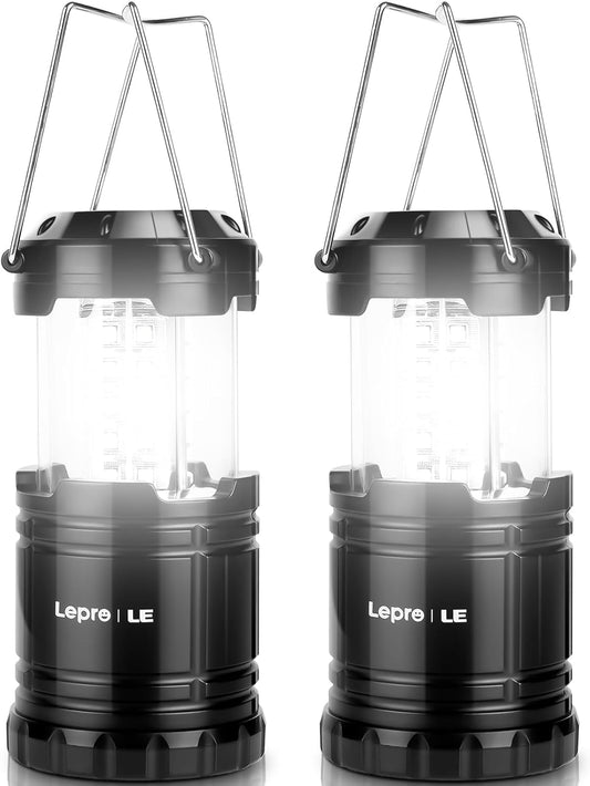 Lepro LED Camping Lantern (190 lm, AA Battery Powered, Waterproof)