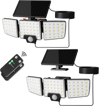 Lepro Solar Motion Sensor Security Lights (2 Packs)