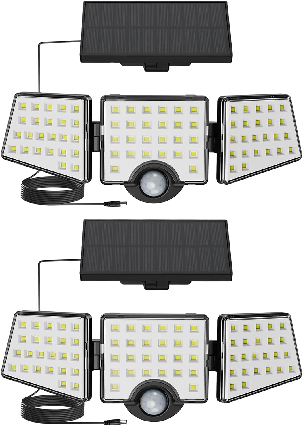 Lepro Solar Motion Sensor Flood Lights with Separate Solar Panel - 1000LM