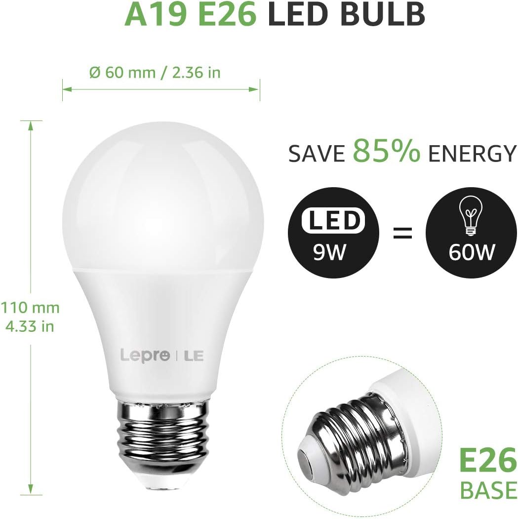 Lepro LED Smart Light Bulbs 60W