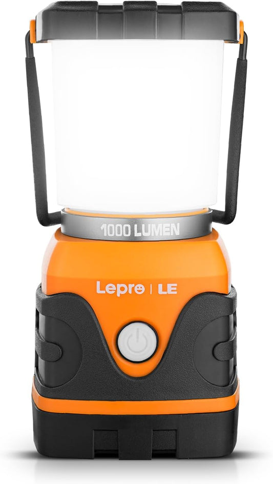 Lepro Battery Powered LED Camping Lantern (Waterproof, 1000LM, 4 Lighting Modes)