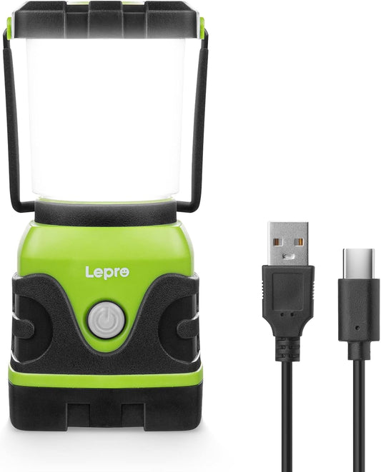 Lepro Rechargeable LED Camping Lantern (1600LM, IPX4 Waterproof)
