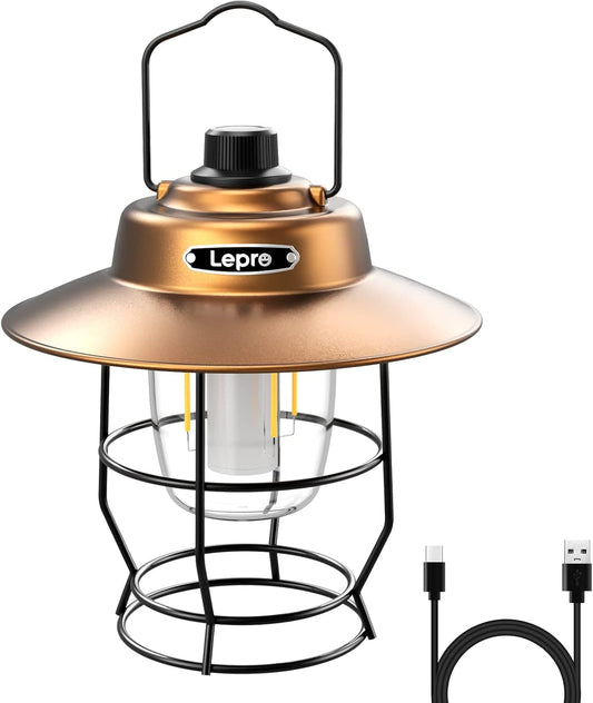 Lepro Vintage Rechargeable LED Camping Lantern
