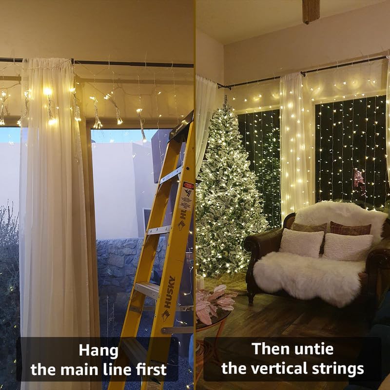 Lighting EVER Christmas Curtain Lights