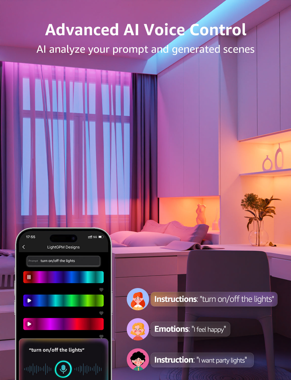 Lepro SE1 AI Smart LED Strip Lights