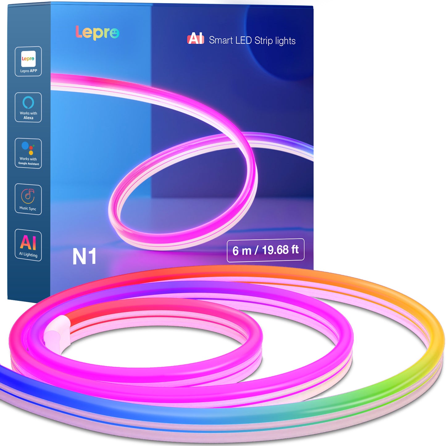 Lepro N1 AI Smart RGB Rope Lights