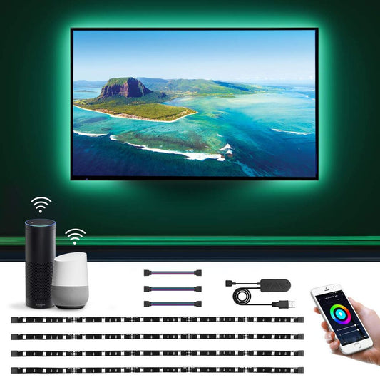 Lepro Smart Wifi RGB TV LED Strip Lights-6.5ft