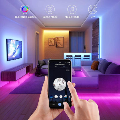 Lepro Smart LED Strip Lights 16.4ft Music Sync Color Changing