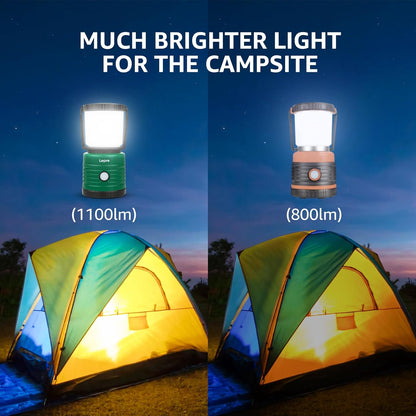 Lepro Battery Powered Camping Lantern (1500LM, Waterproof)