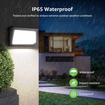 Lepro LED Wall Pack Light with Photocell