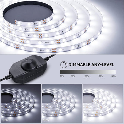 Lepro LED Strip Light (Dimmable, Daylight White)
