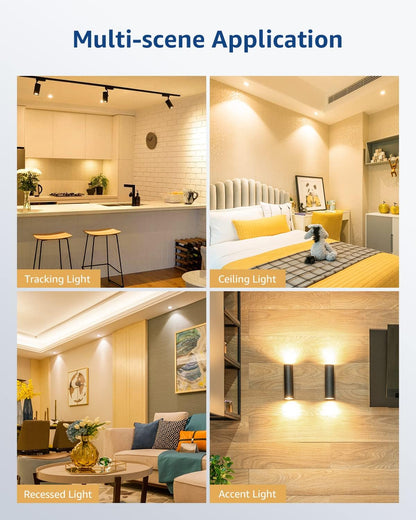 LE GU10 LED Light Bulbs 6-Pack