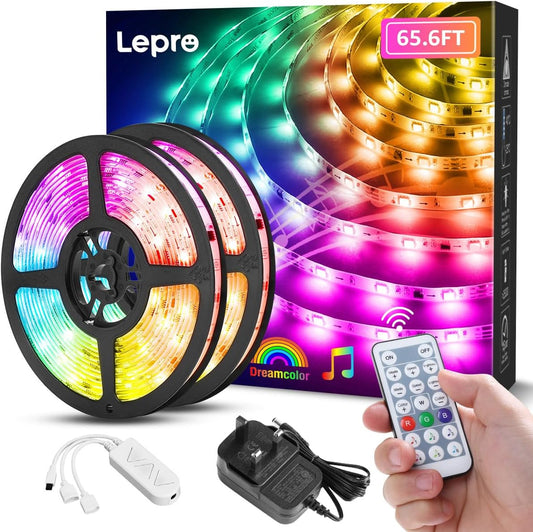 Lepro Magic Color LED Strip Lights 65.6ft