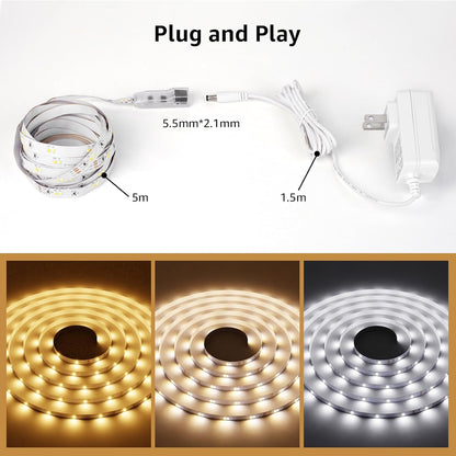 Lepro Tunable White LED Strip Lights (16.4ft, Dimmable)