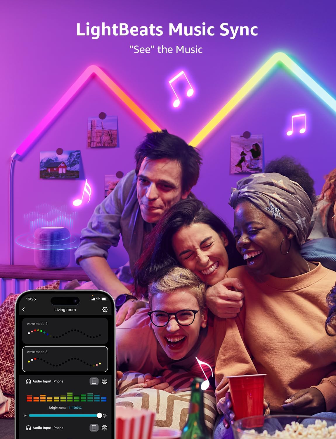 Lepro WL1 AI Smart RGB Wall Lights | Dynamic Wall Glow with AI