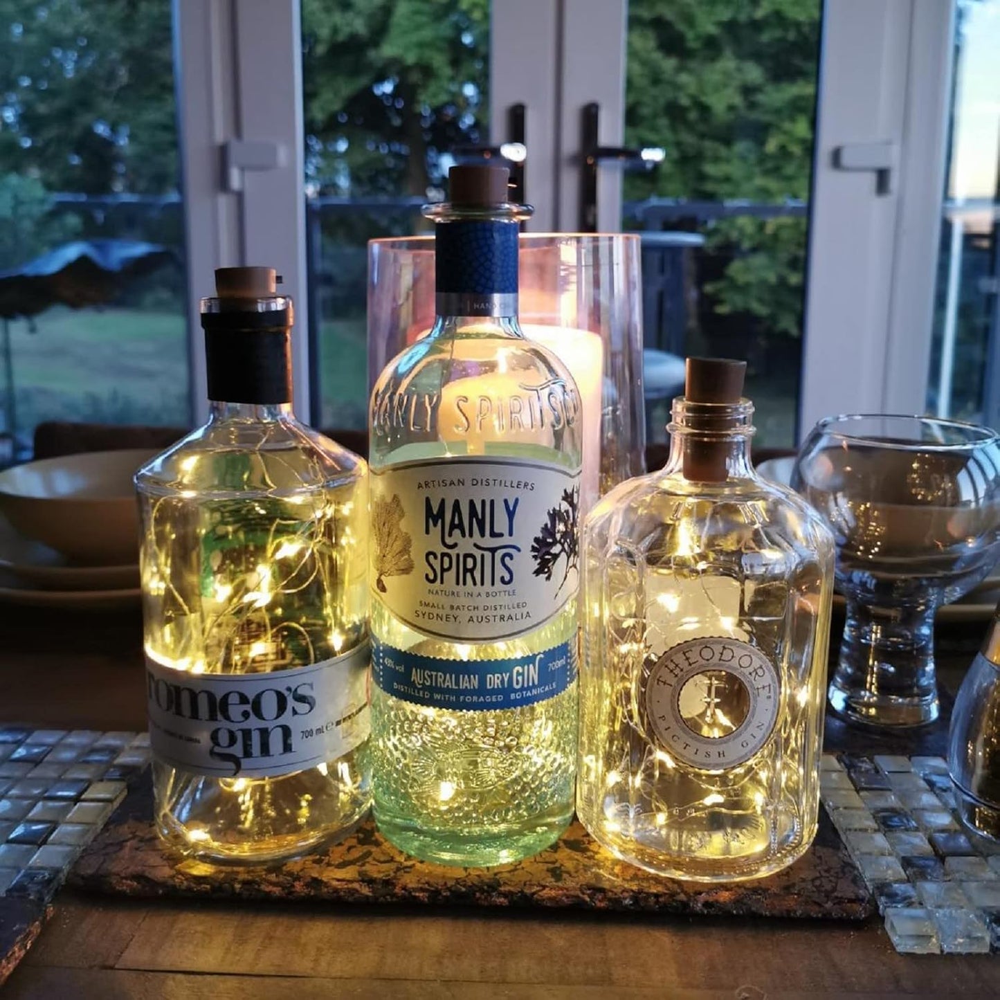 Lepro Wine Bottle Lights with Cork