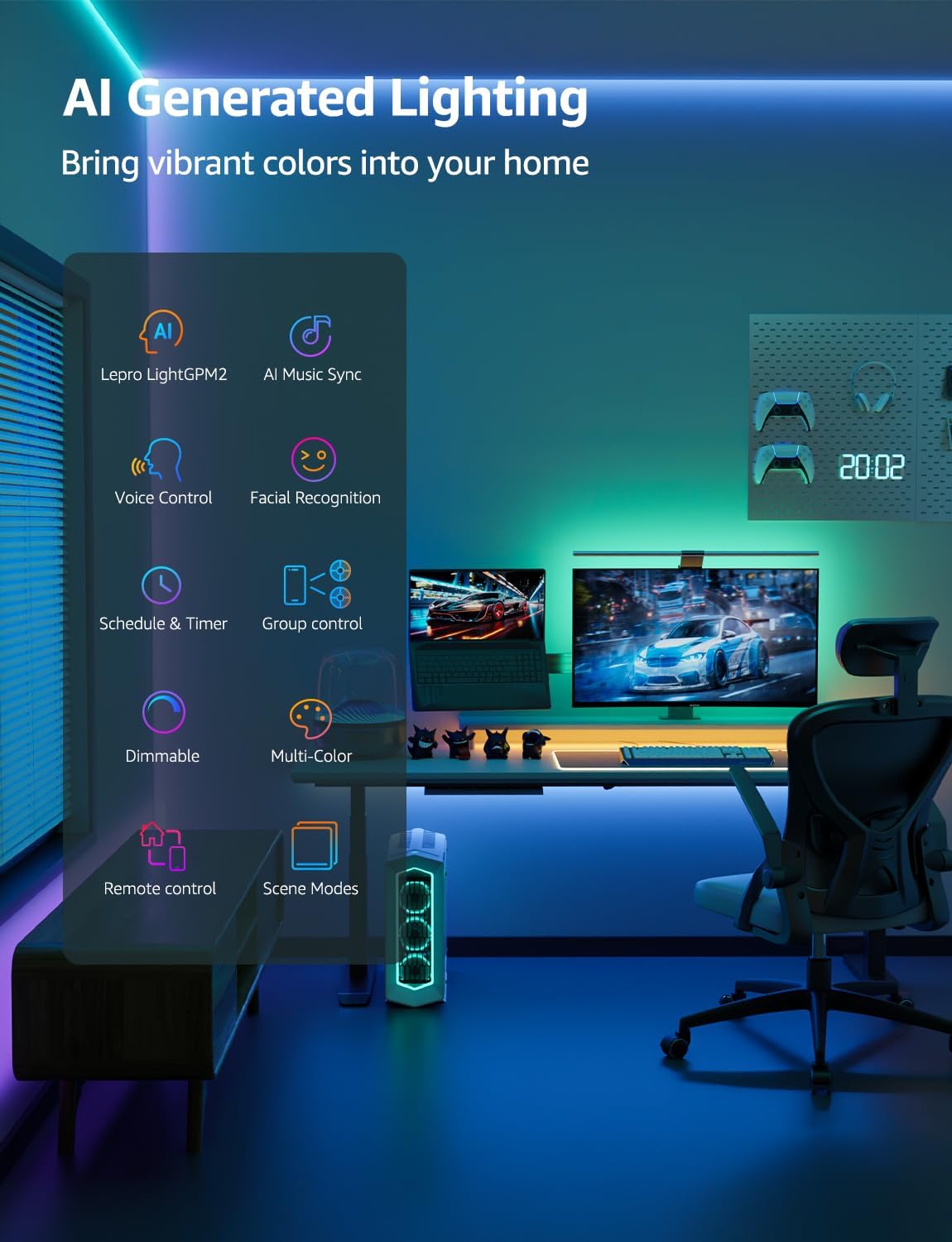 Lepro SE1 AI Smart LED Strip Lights