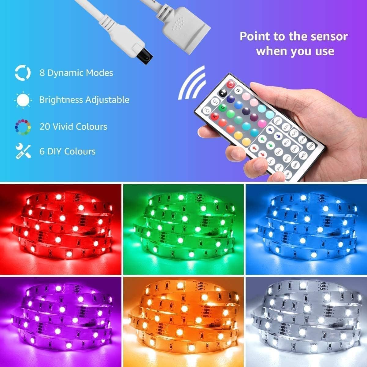 Lepro Flexible RGB LED Strip Lights (32.8ft)