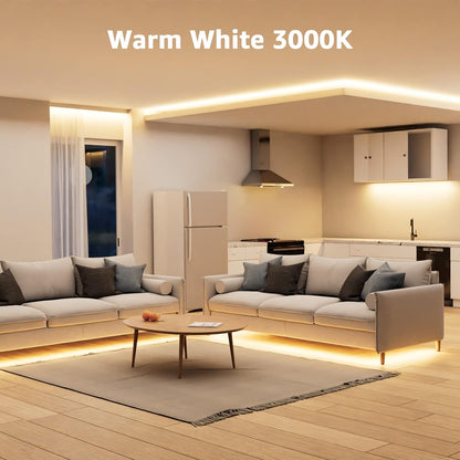 Lepro Flexible LED Light Strip (16.4ft, Warm White, Cuttable)