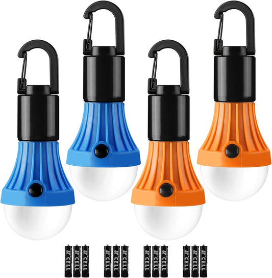 Lepro Camping Light Bulbs with Clip Hook (4 Pack)