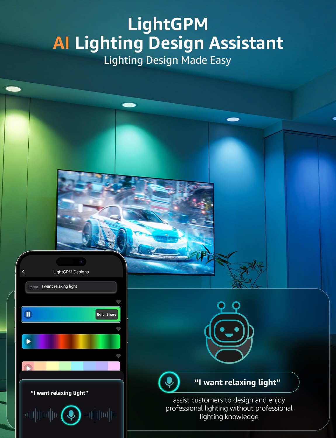 Lepro R2 AI LED Recessed Light