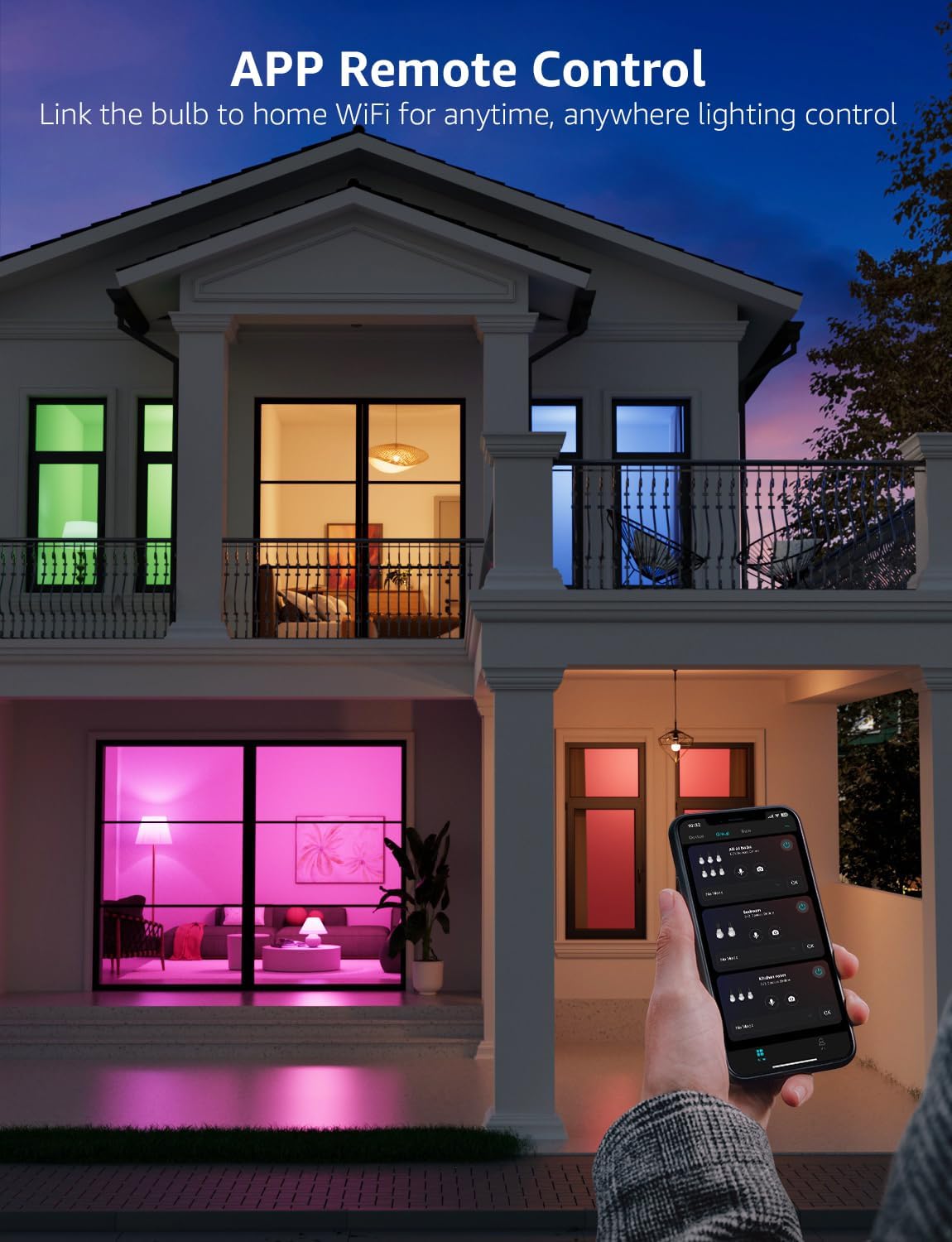Lepro B2 AI Smart Bulbs | Multi-Color LED Bulbs with Music Sync – Lepro US