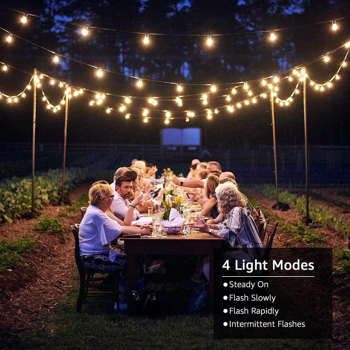 Lepro Solar Outdoor String Lights