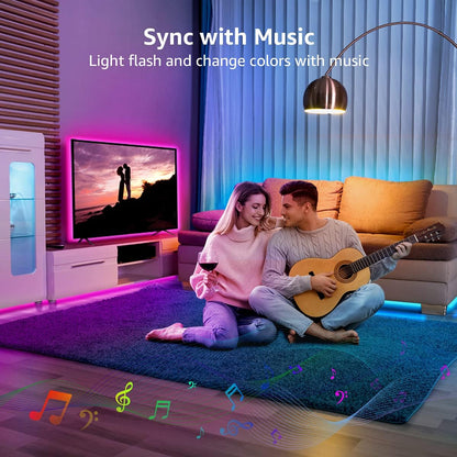 Lepro Smart LED Strip Lights 16.4ft Music Sync Color Changing