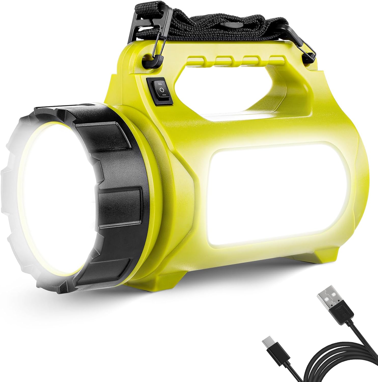 Lepro Rechargeable LED Searchlight (1000 Lumens, 5 Light Modes, Waterproof)
