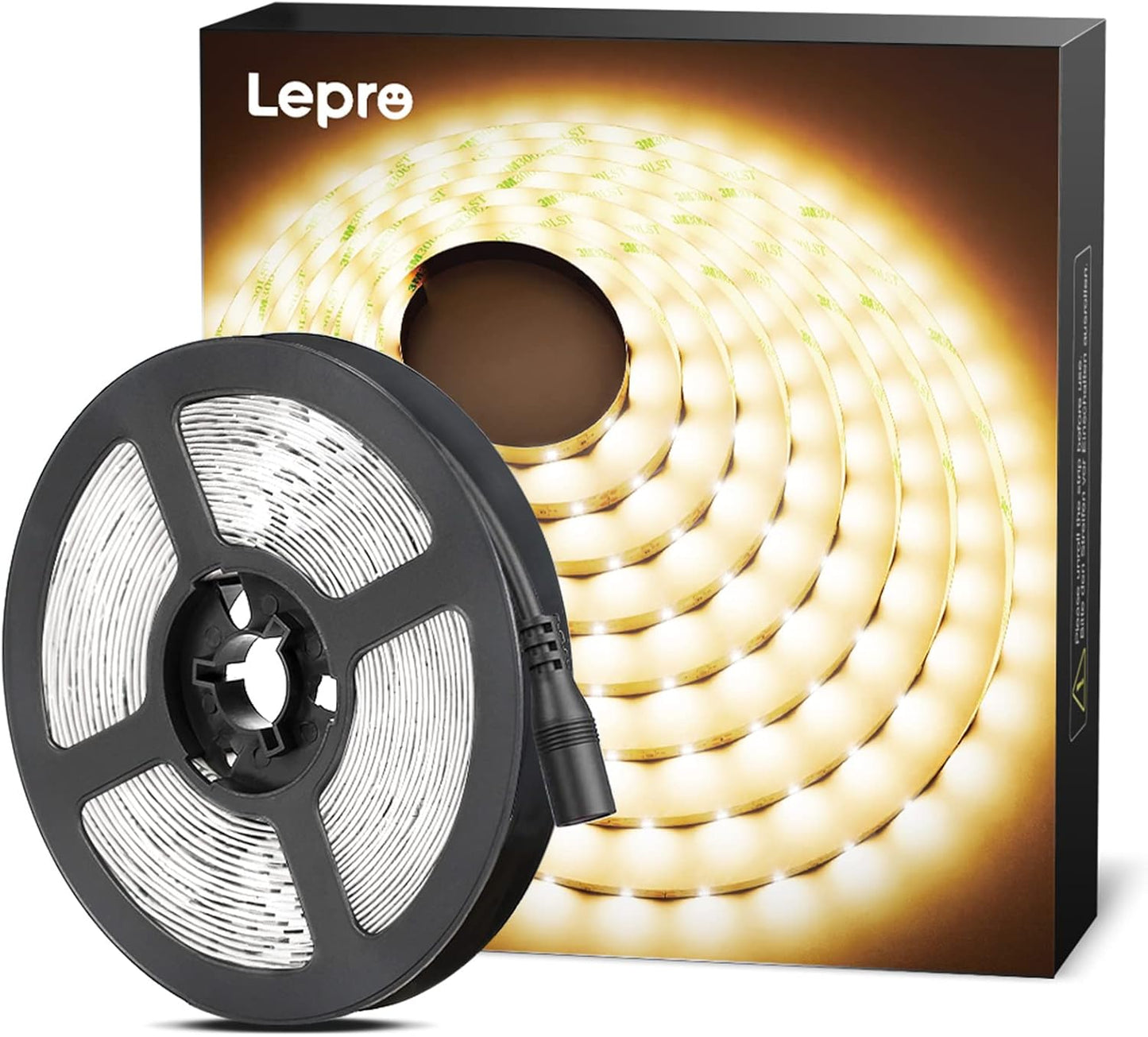 Lepro Flexible LED Light Strip (16.4ft, Warm White, Cuttable)