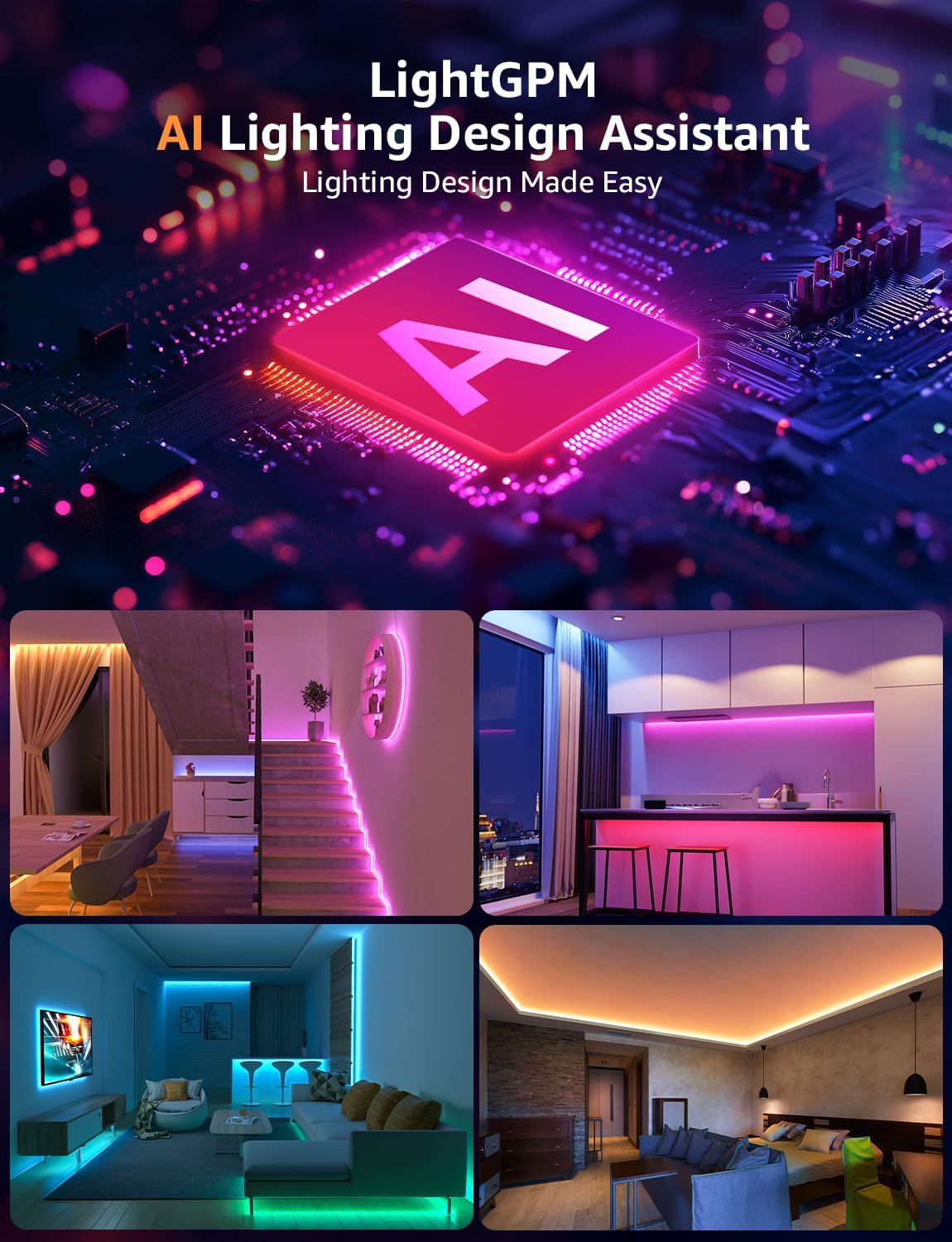 Lepro SE1 AI Smart LED Strip Lights