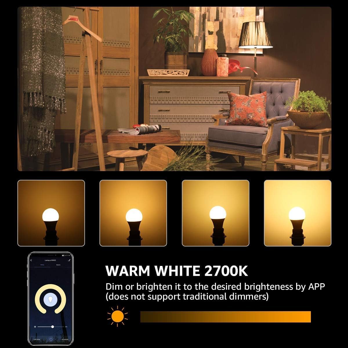 Lepro LED Smart Light Bulbs 60W