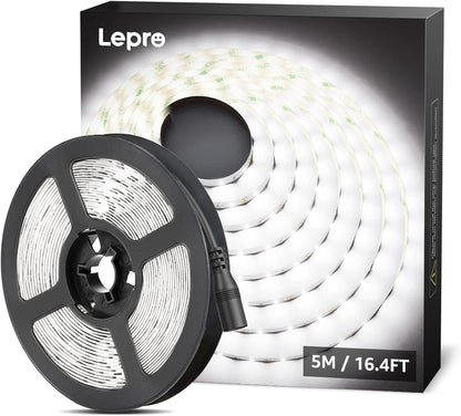 Lepro Flexible LED Light Strip (16.4ft, Daylight White, Cuttable)